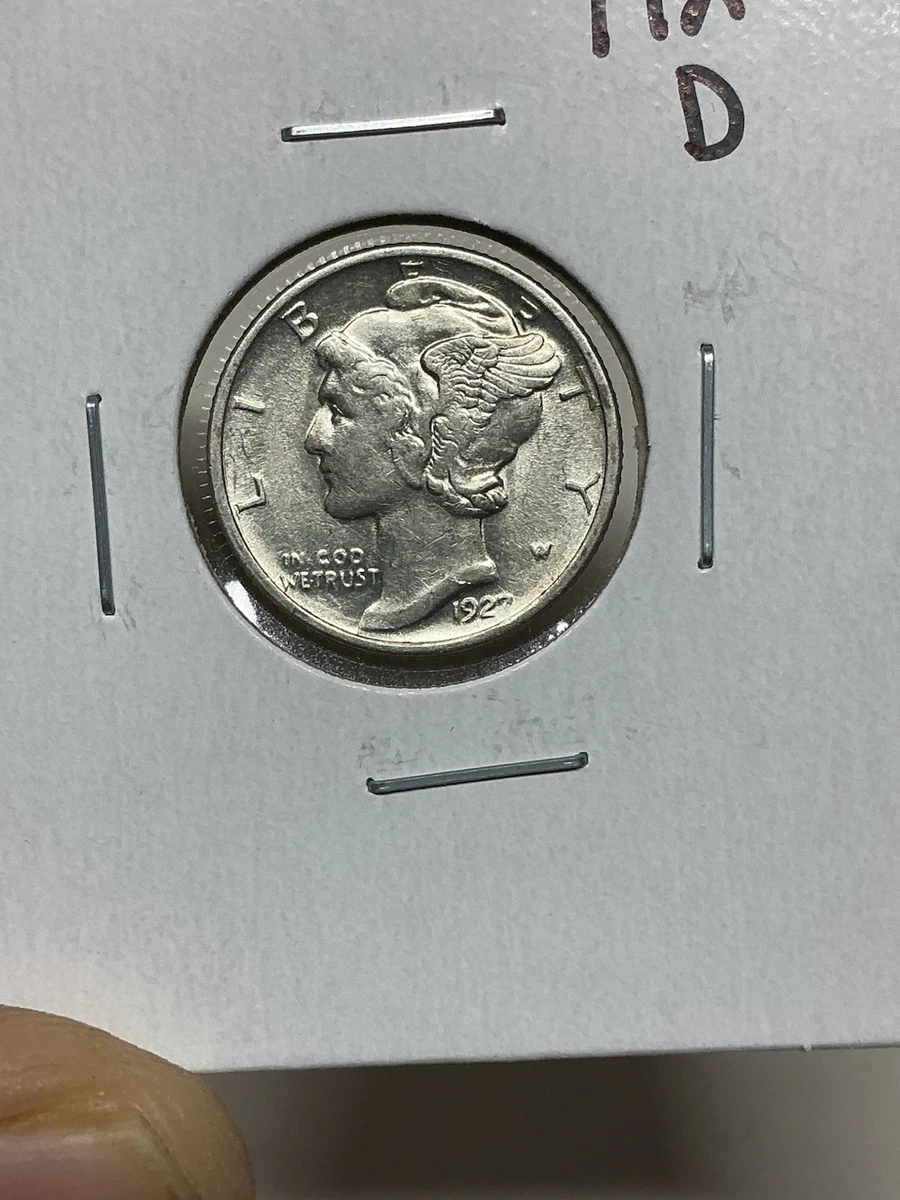 银色1927 年墨丘利一角硬币(1916-1945) | eBay