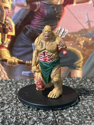 #ad #ad Zombie Brute Damp;D Miniature Dungeons Dragons City of Lost Omens large undead ogre $7.49