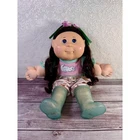 Cabbage Patch Kids Doll 15" Brown Hair blue eyes Boots Original Clothes 2021