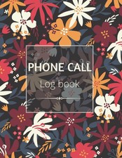 Phone Call Log Book: Telephone Message Book With Over 500 Call Log Space Voicema