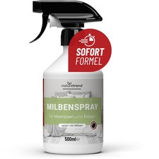 naturetrend Milbenspray f&uuml;r Matratzen Polster 500ml - Soforteffekt Milbenschutz