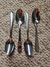 Lot/Set 4 Teaspoons FLIGHT  Oneida  Stainless Steel Flatware 6 1/8"
