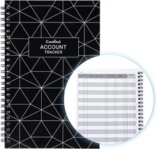 CASMONAL A5 Big Checkbook Register, Check Registers for Personal, Check Book Reg