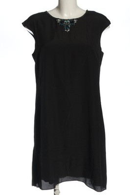 TED BAKER Kurzarmkleid Damen Kleid Gr. DE 40 schwarz Business-Look