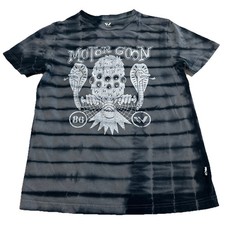 Camiseta de Colección Shaun Blanca Juvenil Grande Gráfica de Patín Motor Goon Tie Die Y2k