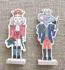 2 Nutcracker Suite Mouse King  Nutcracker 6.25" Standing Christmas Decor