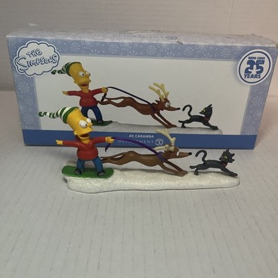 DEPARTMENT 56 THE SIMPSONS AY, CARAMBA 25th Anniversary of The Simpsons 2013