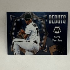 Sixto Sanchez 2021 Panini Mosaic Baseball Debuts PD6 Miami Marlins Insert