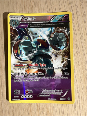 Pokémon TCG Golurk Ancient Origins 35/98 Reverse Holo Rare Neu Aus Paket