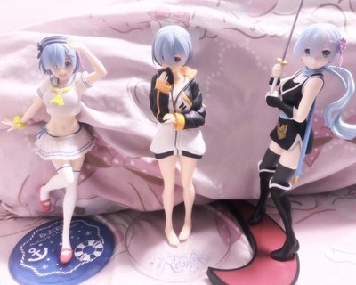 Re:ZERO Figure Rem Set Lot of 3