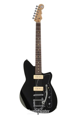 Reverend Jetstream 290 Electric Guitar - Midnight Black with Rosewood