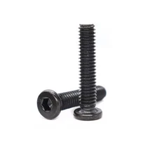 binifiMux 10-Pack Black 5/16x1-1/2" Countersunk Rivet Socket Cap Connecting B...