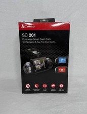 Cobra SC201 Dual View Smart Dash Cam - Black