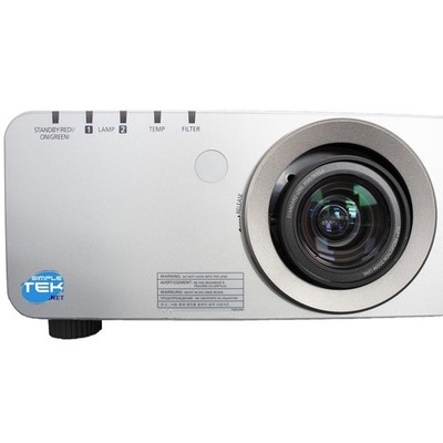 Panasonic Pt-D6000Es Dlp Projector 6500 Lumens Vga Dvi Rs232 Bnc