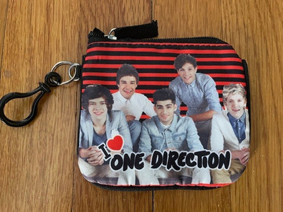 1D One Direction Coin Purse ID Holder I Love One Direction Liam group photo NWOT