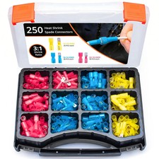 Spade Connector Kit - Male and Female Spade Wire Connectors Kit - Quick Disconne