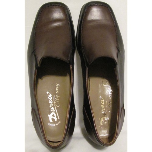 Durea Dutch Womens US Size 9.5 Leather Shoes Design City Casual Business Brown - Picture 4 of 12