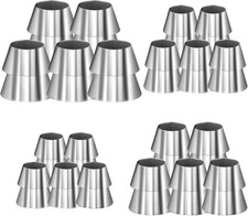 Exircy 20 Pcs Round Axe Handle Wedge Safety Wedges Hammer Silver