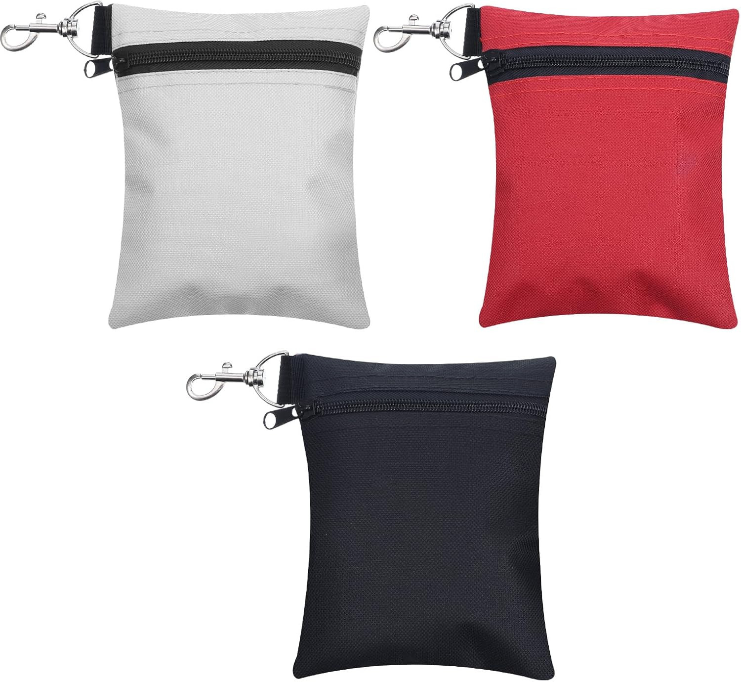 Tee Bags Pouch Zipper Clip On Golf Accessory Bag Golfs Valua