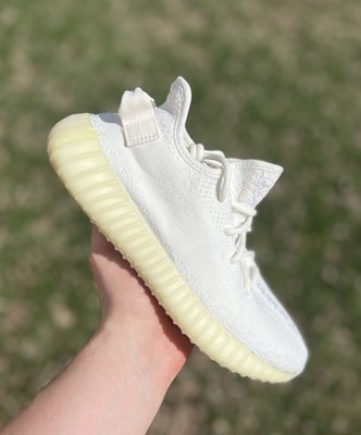 Size 6 Cream White Yeezy Boost 350 V2