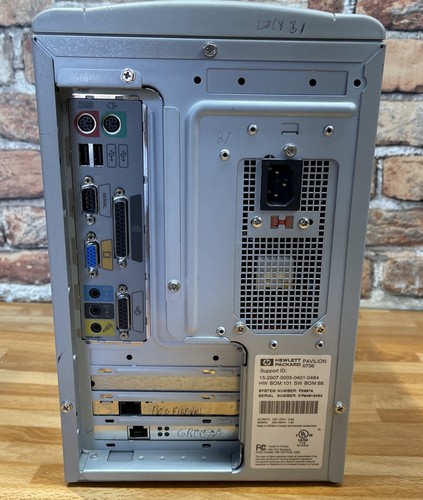 HP Hewlett-Packard Pavilion 6736 Celeron SL48E Desktop Computer NO OS - Bild 3 von 5
