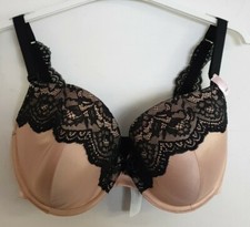 Image of BOUX AVENUE Bronze Josceline Lace Back Plunge Bra Size UK 34FF Ref: