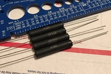 (4) Tepro High Voltage Wirewound Resistors 830 Ohm 10W  0.1% Tolerance