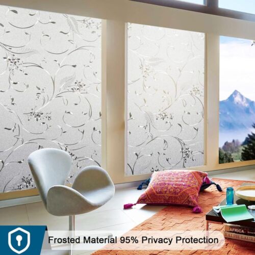 FENSTERFOLIE SELBSTHAFTEND MILCHGLASFOLIE SICHTSCHUTZFOLIE BLICKDICHT STATISCH - Bild 6 von 18