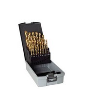 Image of Guhring No 17 25 Piece HSS TiN Coated 1.0 -13.0mm By 0.5mm Drill Set