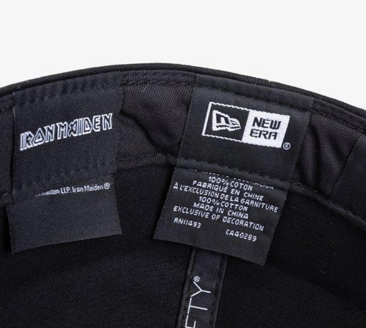 韓国newera■Iron Maiden l Low Profile Size Cap■送料込 NEW ERA X IRON MAIDEN Metal Plate Low Profile Size Cap
