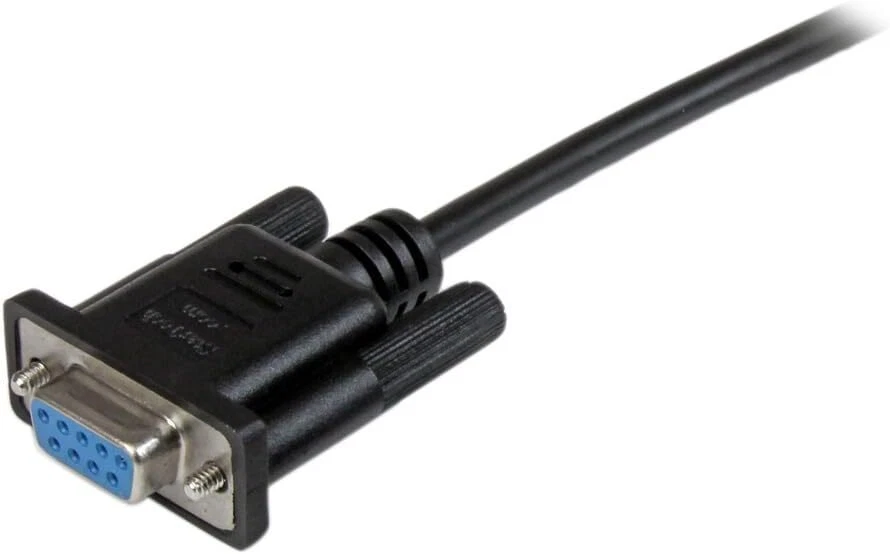 StarTech.com 1m Black DB9 RS232 Serial Null Modem Cable F/F - DB9 Female to - Image 4 of 4