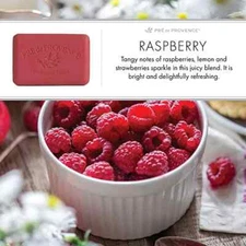 Pre de Provence Raspberry Shea Butter Enriched Soap 2 Bars , 250 Gram