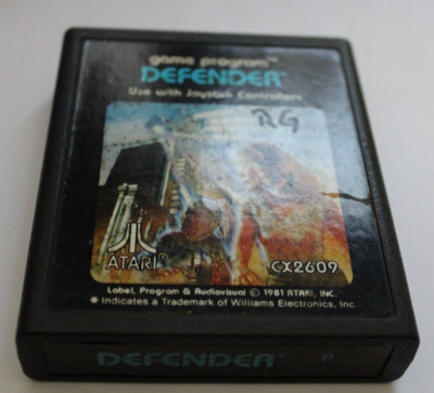 Defender (1981)  for ATARI 2600 VCS (Modul) working CX2609 classic game label