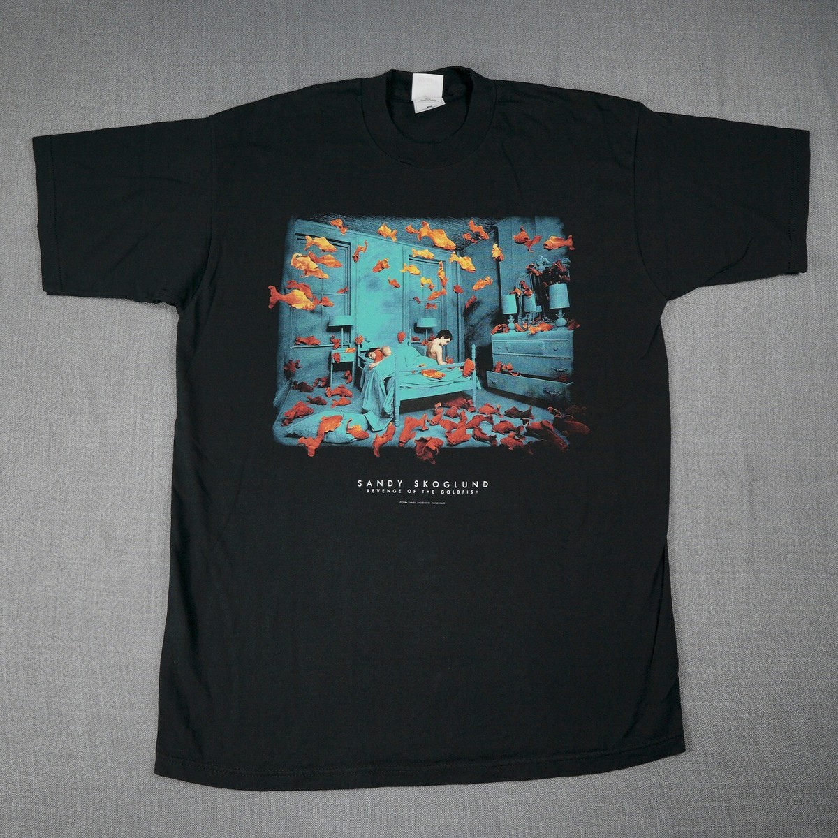 VINTAGE Sandy Skoglund Shirt Large Revenge of the Goldfish VINTAGE Sandy Skoglund Shirt Large Revenge of the Goldfish
