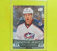 CODY GOLOUBEF  2012 ROOKIE GEMS  BLACK DIAMOND QUAD  #230  Columbus Blue Jackets