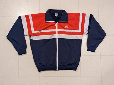 VINTAGE 80s PUMA Track Jacket  