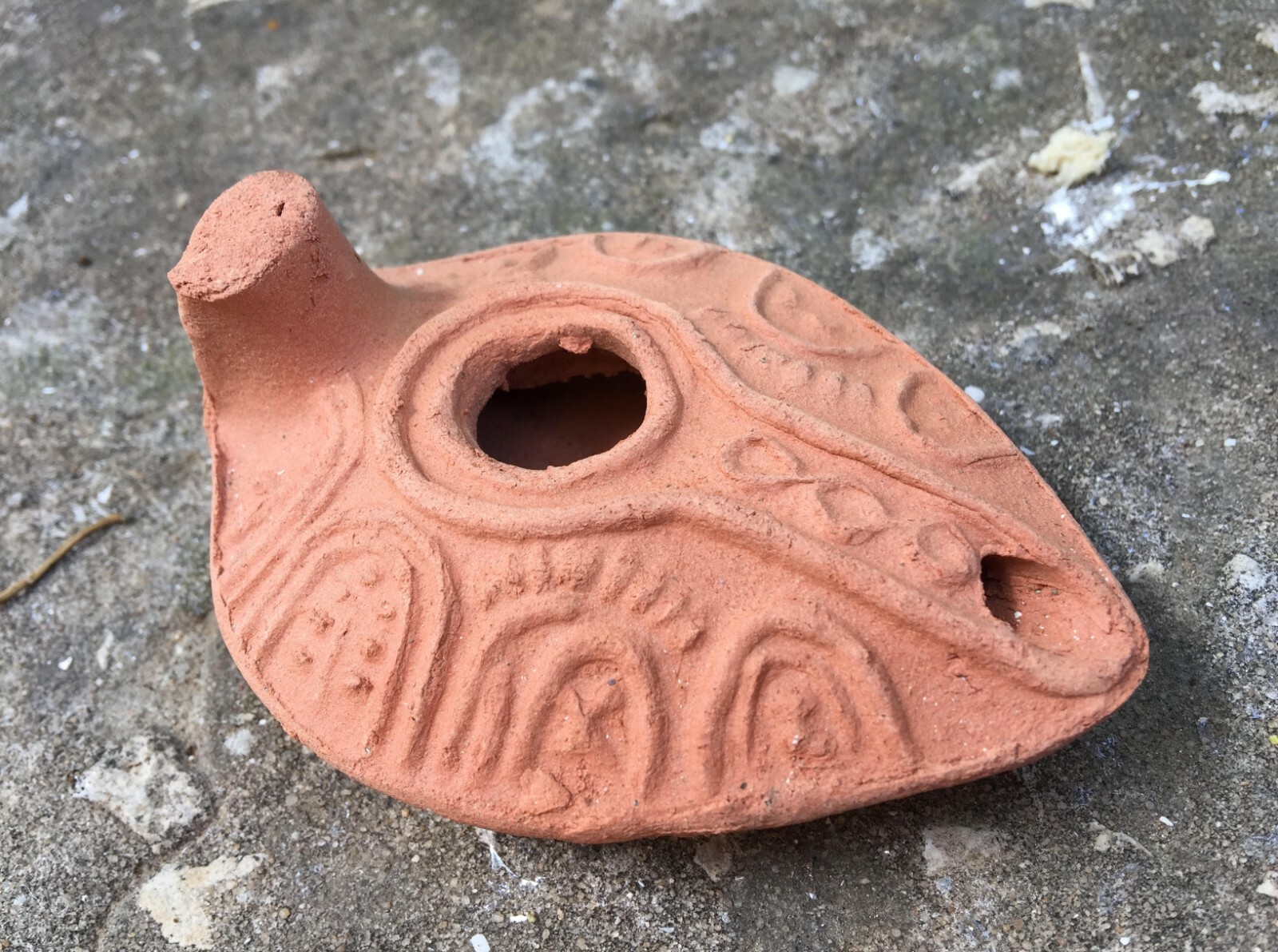 18 HERODIAN Gift Jewish OIL LAMP Ancient Biblical Antique Replica