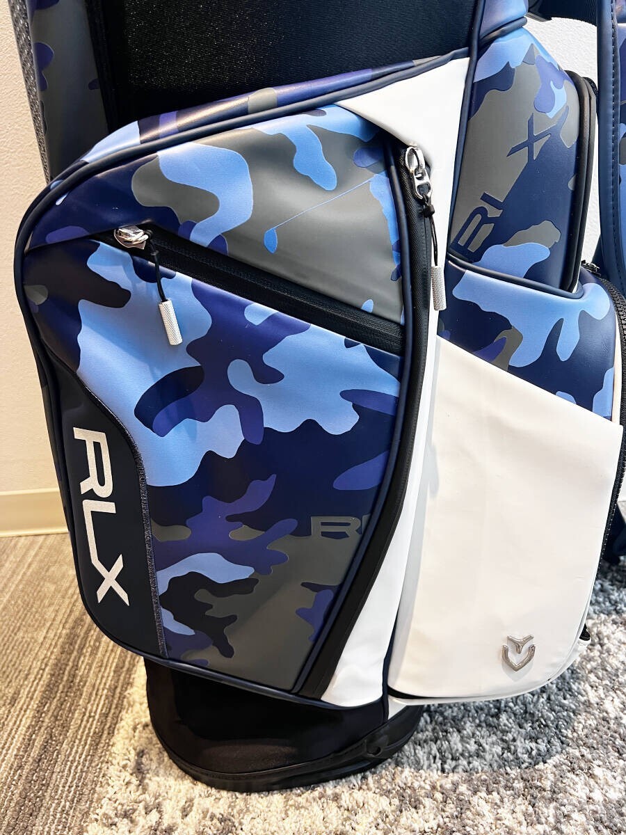 POLO Ralph Lauren Golf RLX Stand Bag VESSEL Made 2024 Blue POLO Ralph Lauren Golf RLX Stand Bag VESSEL Made 2024 Blue