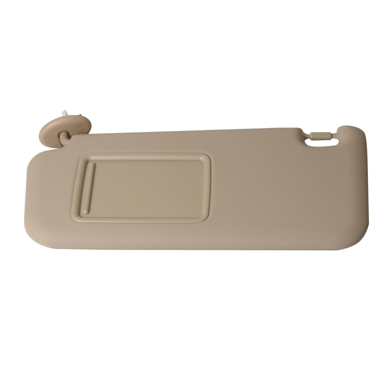 Pair Of Beige/Tan/Ivory Sun Visors For 2006-2009 Toyota RAV4 - Left & Right With Mirror, Extendable