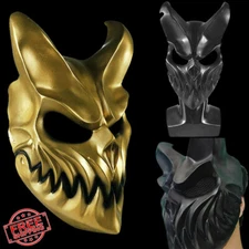 Demon Latex Mask Slaughter To Prevail Devil Darkness Demolisher Costume Party
