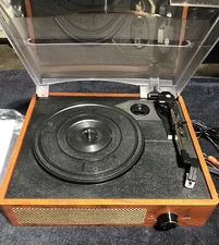 Wireless Turntable Vinyl Record Player Bluetooth