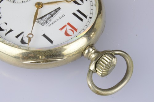 Imperior Orologio Tasca FS Ferrovie 52mm Cal. 68 Montilier FMF Swiss Made 1950s - Foto 11 di 22