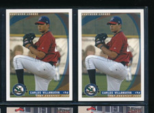 lot (2) 2006 Grandstand Carlos Villanueva Huntsville Stars (AK99) SWSW6