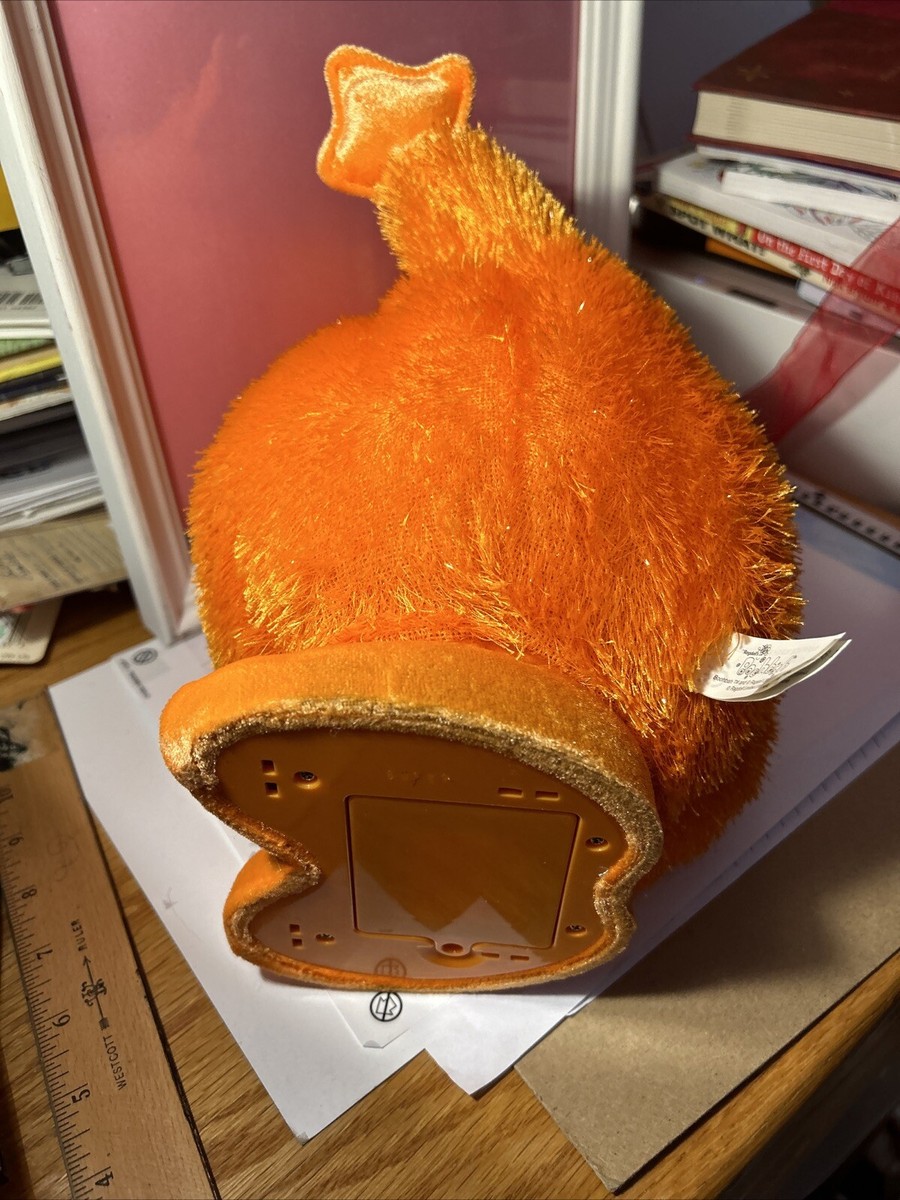 Vintage Hasbro 2004 Orange Animated Boohbah Zumbah Musical Plush