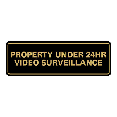 #ad #ad Standard Property Under 24 Video Surveillance Sign $11.49