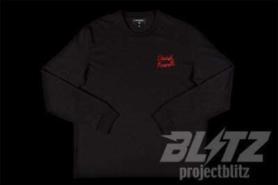 CHANEL X PHARRELL CAPSULE COLLECTION GRAFFITI L/S T-SHIRT BLACK M