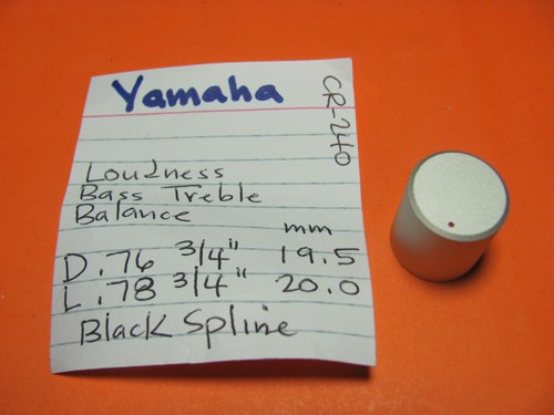 📈YAMAHA LOUDNESS BASS TREBLE BALANCE KNOB CR-240 STEREO RECEIVER