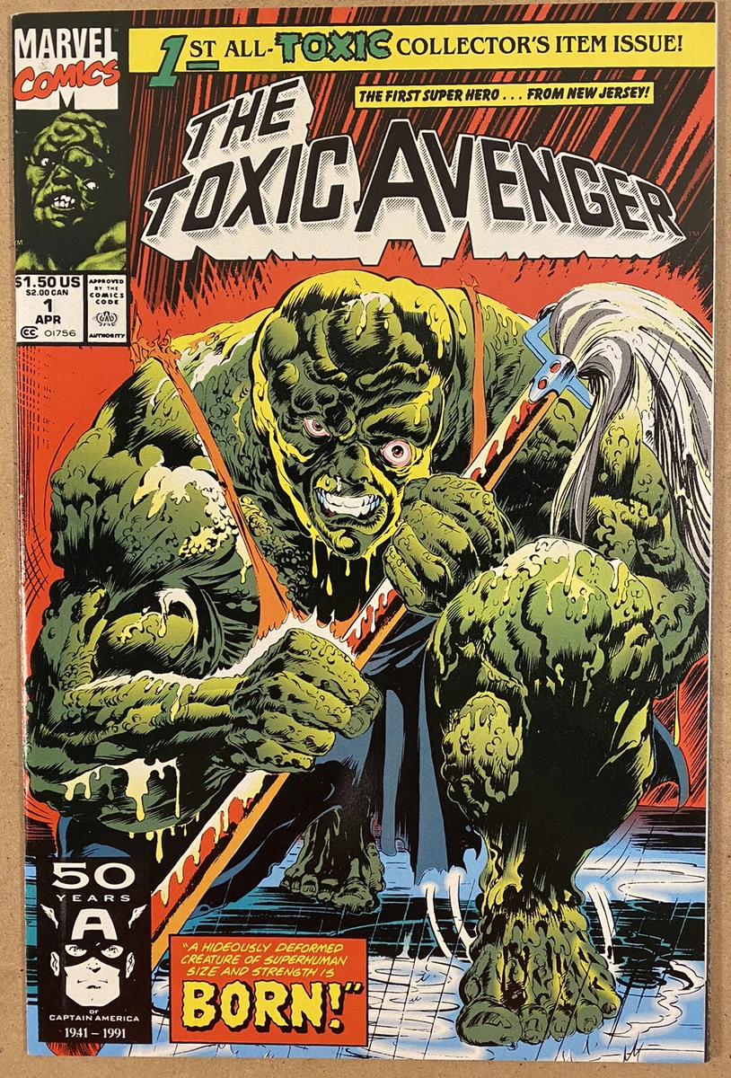 Toxic Avenger 1 (1991, Marvel) NM- 9.2, 1st App of Toxie, New Movie Coming  2022 | eBay