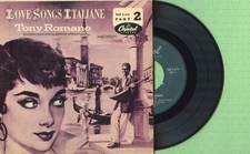 TONY ROMANO / Torma a surriento / CAPITOL EAP 2-478 Pressing USA 1954 EP VG