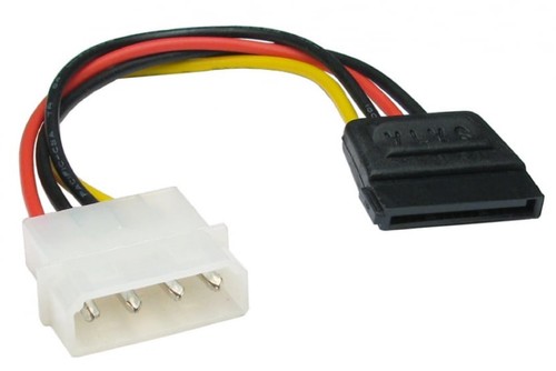 Cable SATA de 45 + Adaptador de alimentación Molex a S-ATA para disco duro interno PAQUETE DOBLE 5056255308649 | eBay